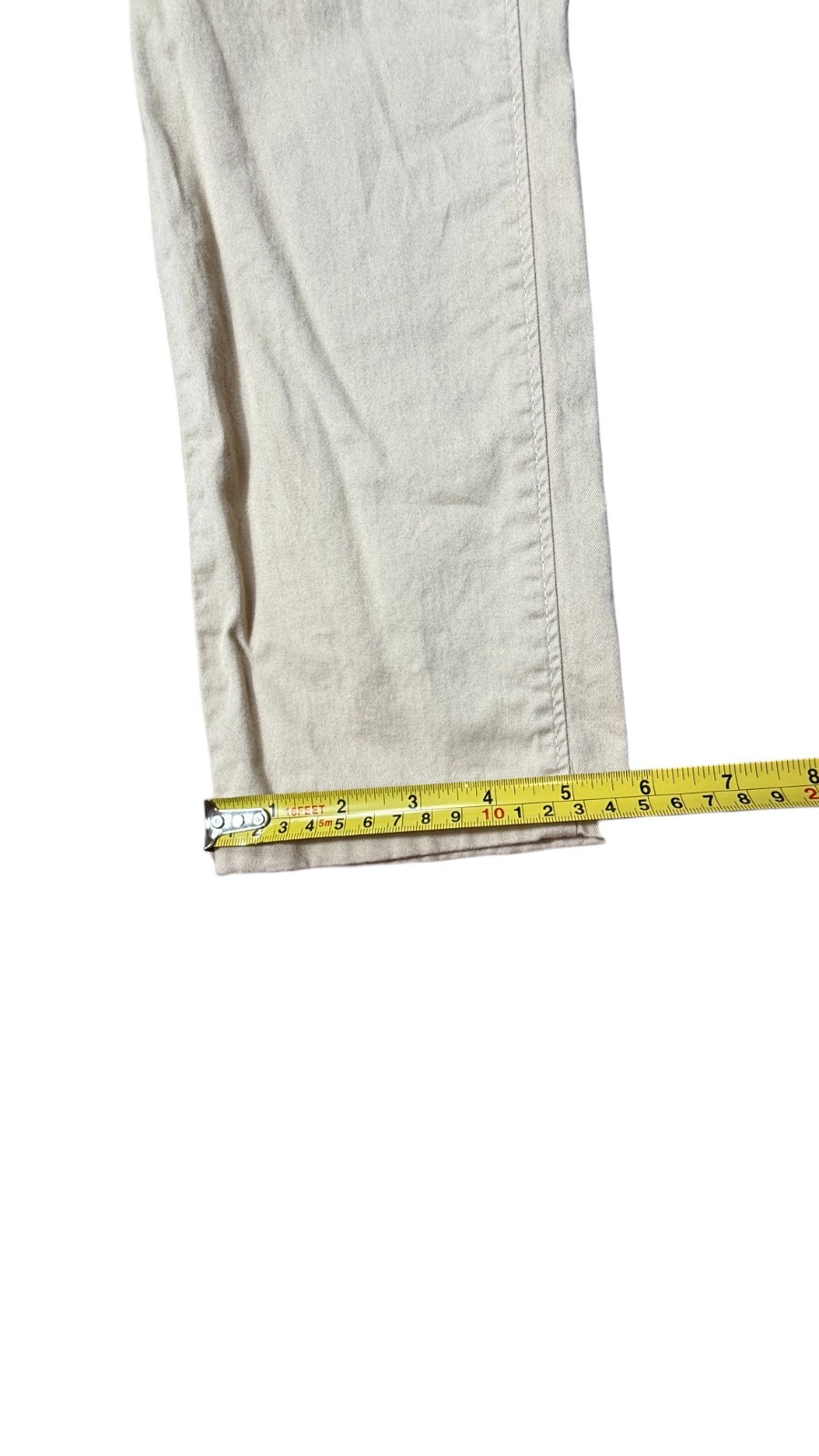 Lacoste Beige Classic Straight-Leg Pants Size 30R (A-0030) image 9