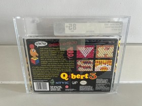 Q*Bert 3 (SNES, Super NES) VGA 85+ New Sealed Graded PSA WATA CGC 1st Print!