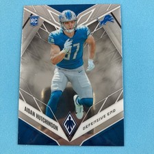 Aidan Hutchinson 2022 Panini Phoenix Rookie Card #113 Detroit Lions. rookie card picture