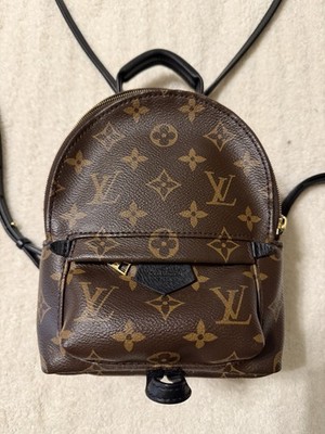 Louis Vuitton Palm Springs Backpack Mini Brown Canvas