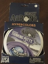 Crazy Aaron's Magic Twilight Hypercolors Putty Tin 3.2oz Heat Sensitive NEW