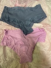 Victoria  s Secret Pink Cotton Cheeky Lot 2 Pairs XL New With Tags