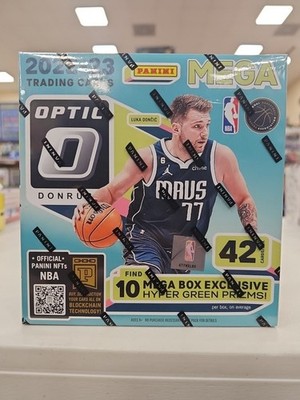 2022-23 Panini Donruss Optic Basketball Mega Box - 42 Cards SEALED AUTO PATCH