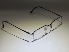 Vintage Polo Ralph Lauren Eyeglass Frames POLO1001 Half Rim Rectangular Metal