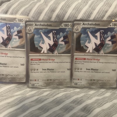 ポケモン - トム Pokémon Archaludon 107/142 HP 180 Metal Bridge NM | eBay