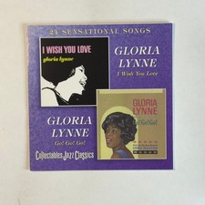 Gloria Lynne - I Wish You Love / Go! Go! Go! CD 1997 Jazz Soul Collectables