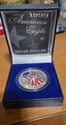 New ListingU.S. Mint 1999 American Eagle 1 oz Silver Colorized Coin Business Strike Box COA