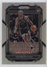 2022-23 Panini Prizm Monopoly Silver Prizm Jeremy Sochan #80 09x3