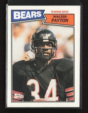 1987 Topps #46 Walter Payton Chicago Bears Excellent