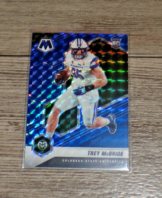 2022 Panini Mosaic DP Trey McBride #71 RC ROOKIE BLUE MOSAIC PRIZM /75
