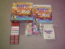 Sushi Roll - The Sushi Go! Dice Game - Board Game by Gamewright Complete & VG