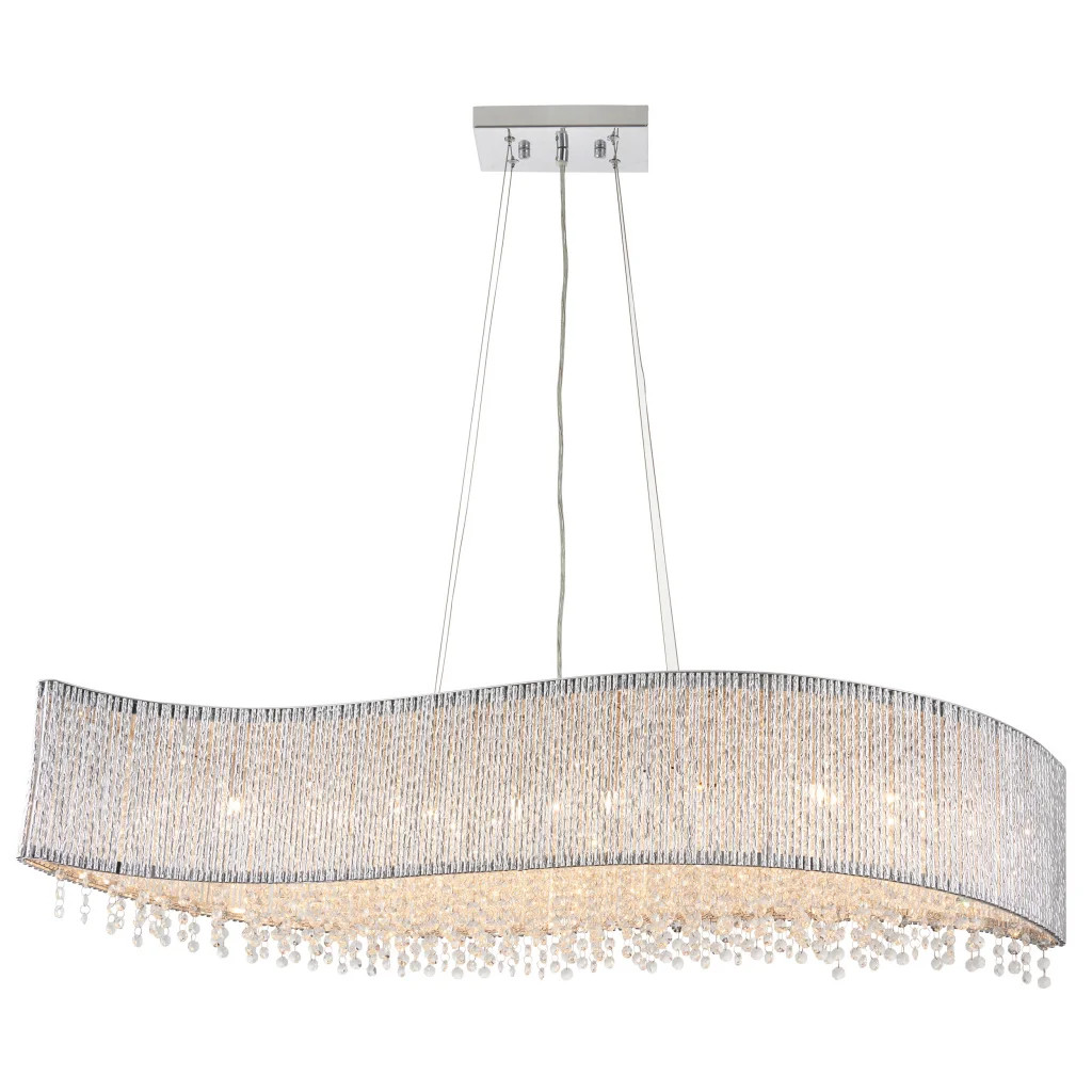 Ceiling Light Silver Galina 8 Polished Chrome Endon 81979