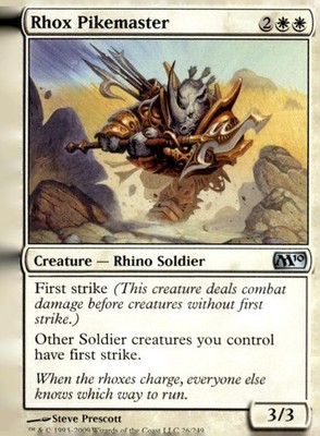 Magic 2010 (M10) #26 Rhox Pikemaster