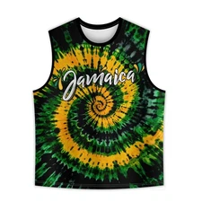 Men's Jamaica Lion Tank Top Jamaican Flag Graphic Printed Vest Shirt Quick Dr...