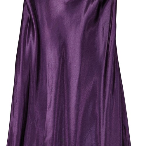 Vintage Roberta Samt Satin Maxikleid Gr. 4 (9/10) Damen schwarz lila Whimsigoth - Bild 6 von 12