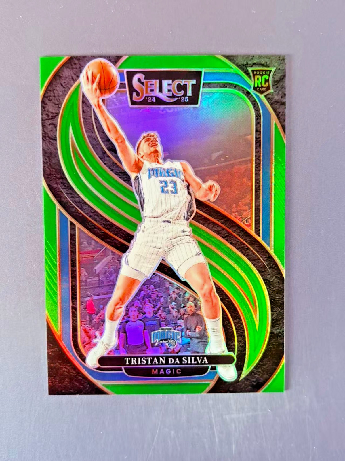 Tristan da Silva 2024-25 Panini Select Premier Neon Green Prizm /75 RC #167