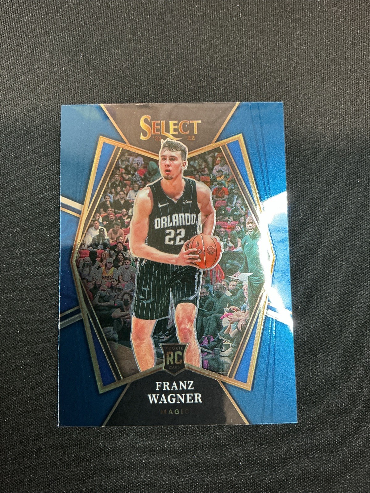 Franz Wagner 2021-22 Panini Select Blue Prizms #120 RC Orlando Magic