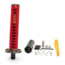 Katana Automatic Shift Knob for Lock/Button Automatic 20cm Red/Black