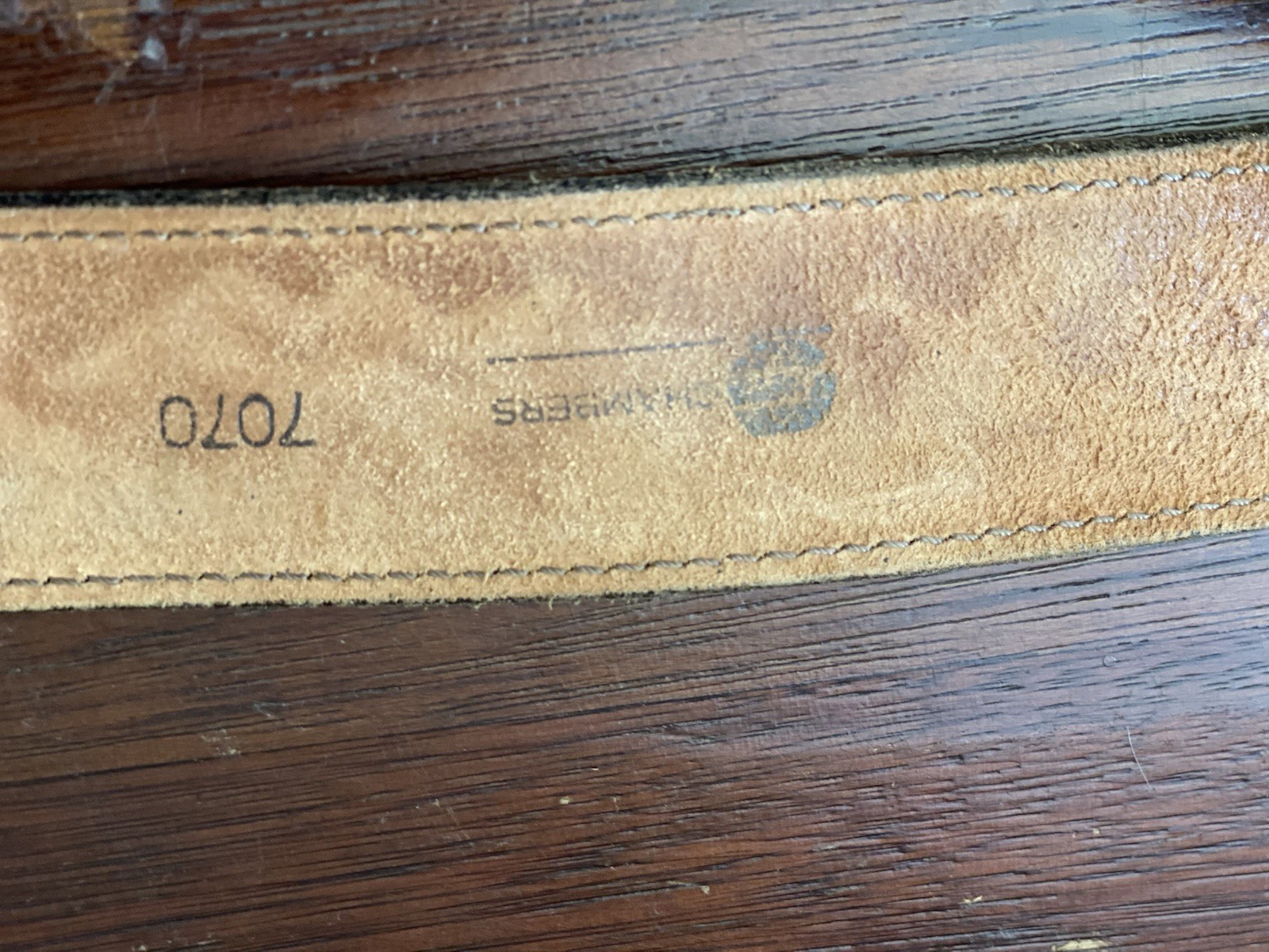 The Great American Belt Co. Chicago Serial # 521 Belt Buckle Geese/Duck & Belt