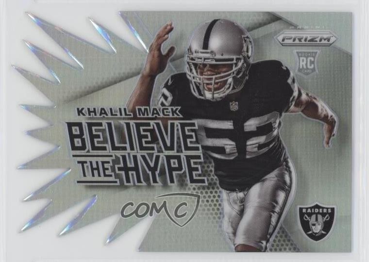 2014 Panini Prizm Believe the Hype Silver Prizm Khalil Mack #BH10 fm0