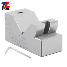 Precision Angle Block 4"x1-13/16"x1-13/16" with 0-60 ° V Groove