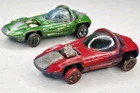 2 Hotwheels Redline Kid Paint Lot Silhouette Vintage Original