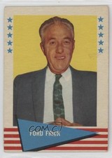 1961 Fleer Baseball Greats Ford Frick #29 HOF 15wb