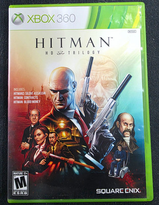 Square Enix Hitman HD Trilogy Microsoft Xbox 360 NTSC- CIB - Tested & Working.