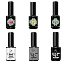 GRACIA JIN B Non Wipe Crazy TOP Gel & G-Jelly Gel Base Coat Nail Care K-Beauty