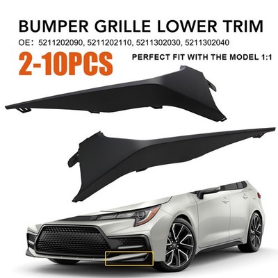 For 2020-2022 Toyota Corolla SE XSE Front Bumper Grille Lower Trim Molding2-10X