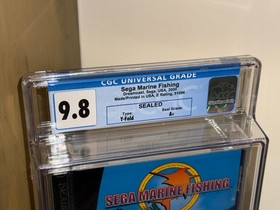 Dreamcast Sega Marine Fishing CGC 9.8 A+ NEW FACTORY SEALED WATA VGA