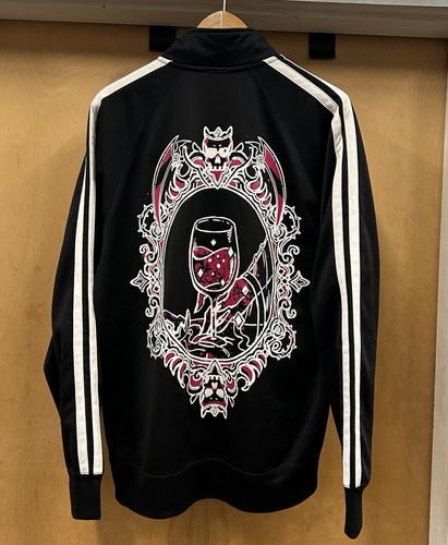 Omocat Deadbeats Zip Up Track Jacket Size Large Hololive Mori Calliope