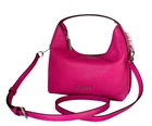 MICHAEL KORS EMBER SMALL SHOULDER CROSSBODY  BAG DRAGON FRUIT/SILVER