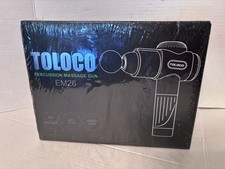 Toloco Percussion Massage Gun EM26 10 Heads New Sealed