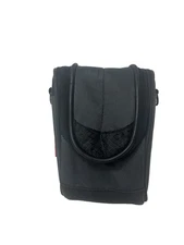 ICON Compact Camera Accessory Bag Black Gray Padded Soft Case Travel Pouch