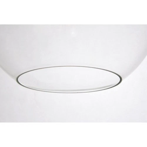 Living District Placido 1-Light Transitional Metal Pendant - Black & Clear - Picture 5 of 6