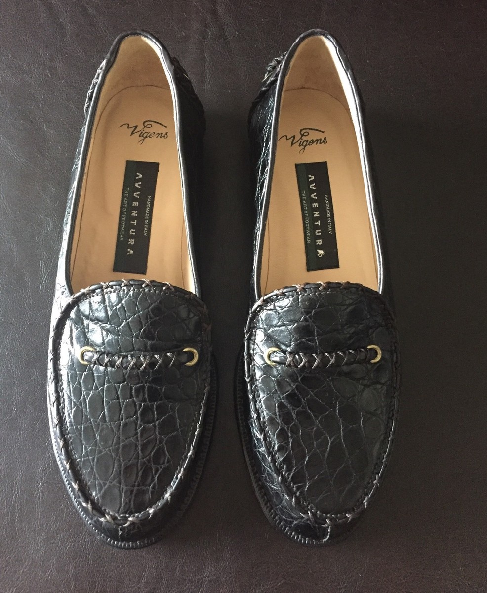 Avventura Vigens Black Crocodile Men display picture 1