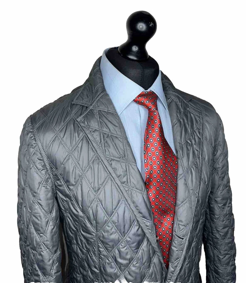 NICK TENTIS LUXURY DESIGNER QUILTED JACKET UK40 EU50R - Image 3 of 4