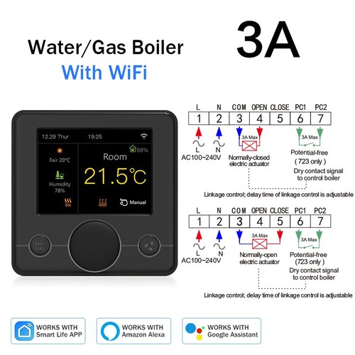 Wifi Thermostat Electric Floor Heating Water Gas Boiler Temperature Controller - Picture 26 of 27