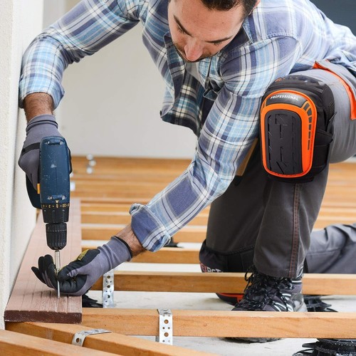 1 Pair Knee Pads Construction Professional Work Safety Comfort Gel Leg Protector - Picture 7 of 14