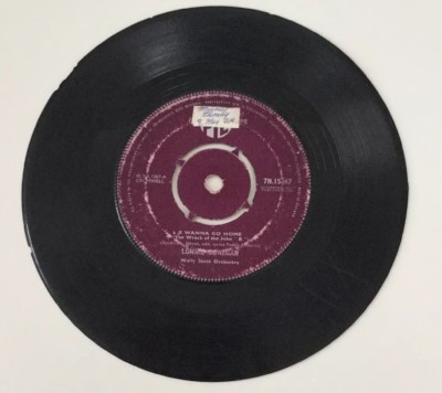 Vintage LONNIE DONEGAN 1st 1959 7  Vinyl PYE Record.Go Home/Jimmie Brown Newsboy