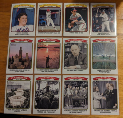 2023 Topps Heritage 74 Highlights/Flashbacks/New Age/Now-Then you pick choice