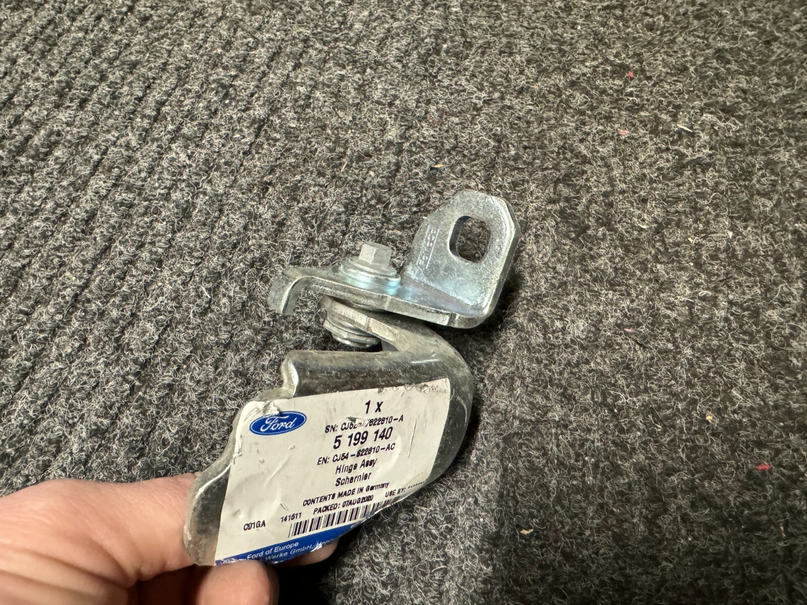 Genuine Ford TRANSIT Mk7 Connect Kuga Mk2 O/s Front Door Hinge  