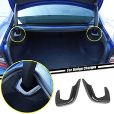 For 2011-2023 Dodge Charger ABS Carbon Fiber Tailgate Lift Handle Cover Trim 2P