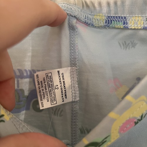 The Beaufort Bonnet Company TBBC Sutton's Short Sleeve Pajama Set Golf SZ 12 NWT - Picture 14 of 18
