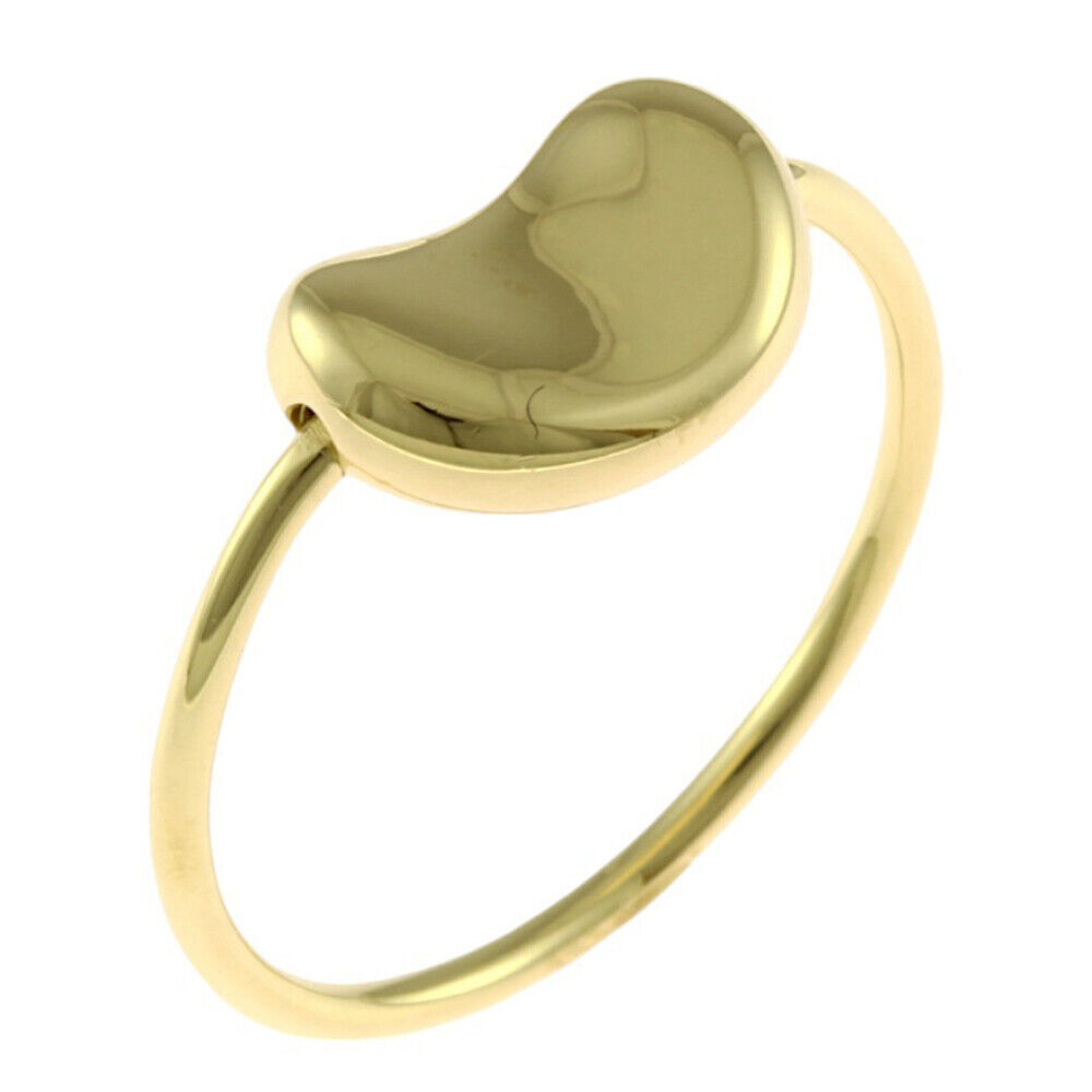 TIFFANY&Co. Ring US 4 3/4 EU48 K18 yellow gold Bean used | eBay TIFFANY&Co. Ring US 4 3/4 EU48 K18 yellow gold Bean used | eBay