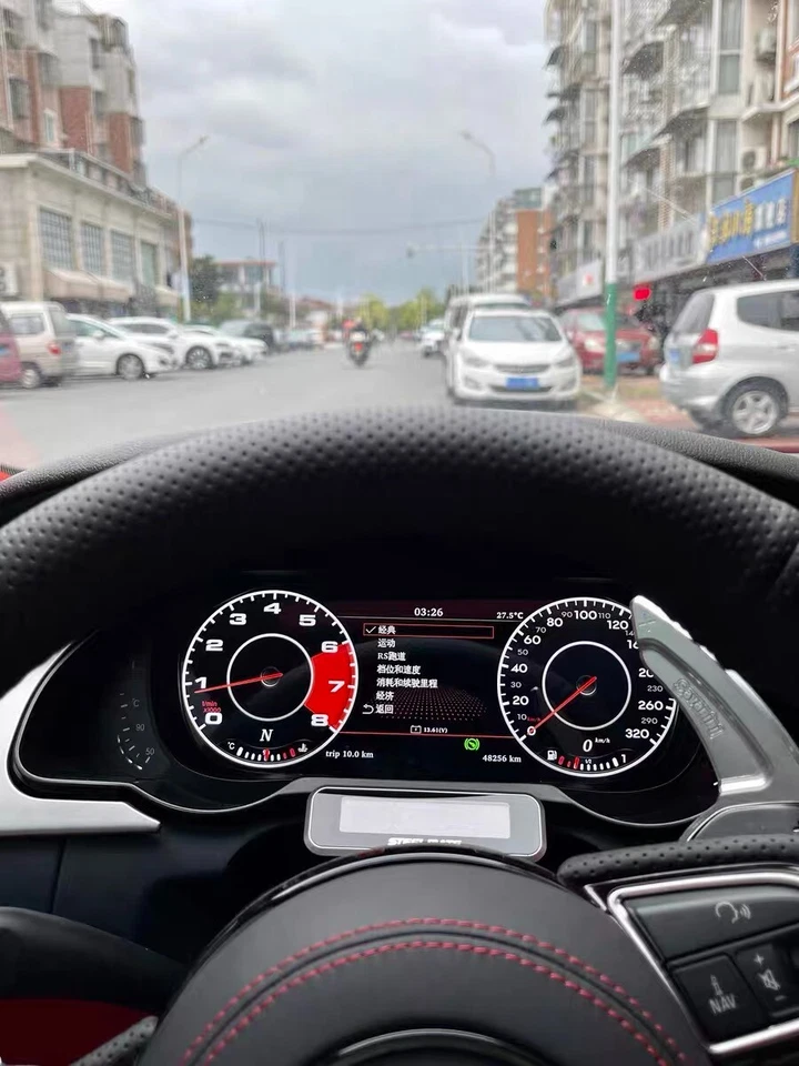 Cuadro de instrumentos digital LCD para AUDI A4 S4 2008-2016 CarPlay velocímetro se adapta Foto 4 de 4