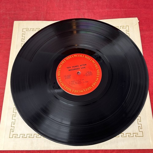 TEN YEARS AFTER RECORDED LIVE 1973 COLUMBIA C2X32288 1ST PRESS PITTMAN VTG VINYL - Picture 4 of 13