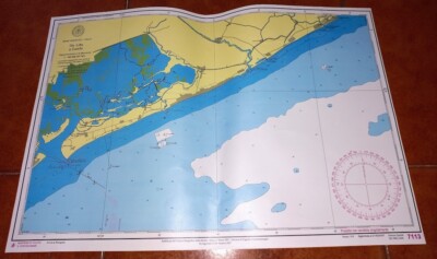 Papier Carte Nautica De Lido Au Caorle + De Porto Levante A Lido 2007 Venezia