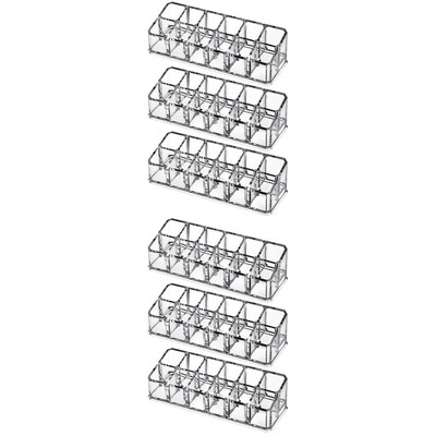  2 Count Lippenstift-Vitrine Aufbewahrungsbox Für Tischdeckenklammern